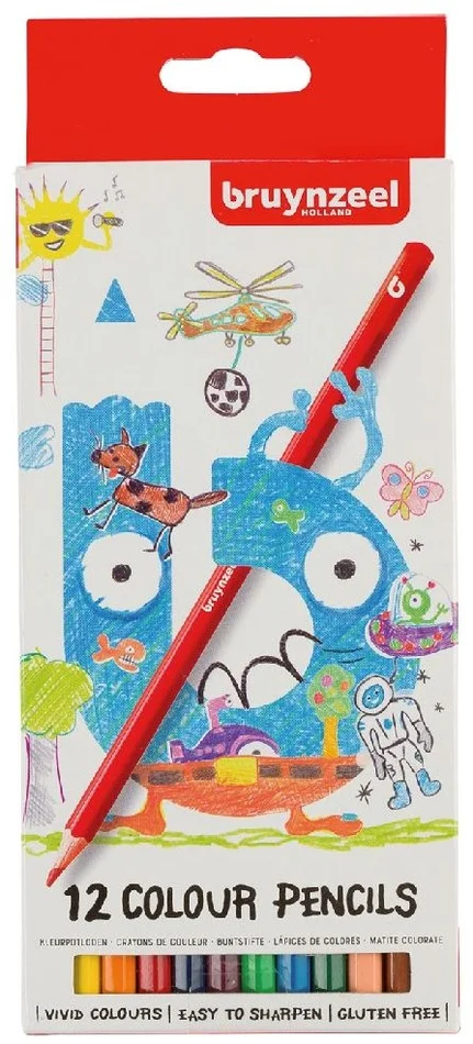 Bruynzeel Kids Kleurpotloden, 12st.