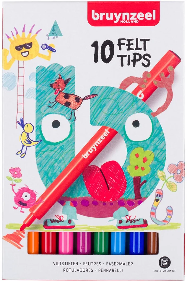 Bruynzeel viltstiften etui set
