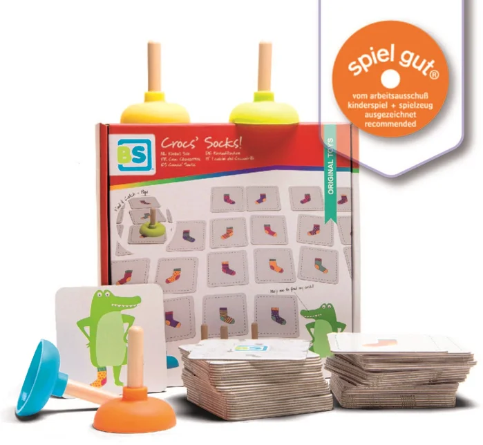 BS GA350 Krokodilsocken Spielzeug für Kinder, Mix