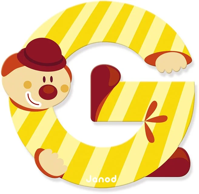 Buchstabe „Clown“ G