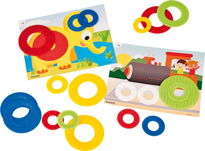 Bunte Ringe – Legespiel