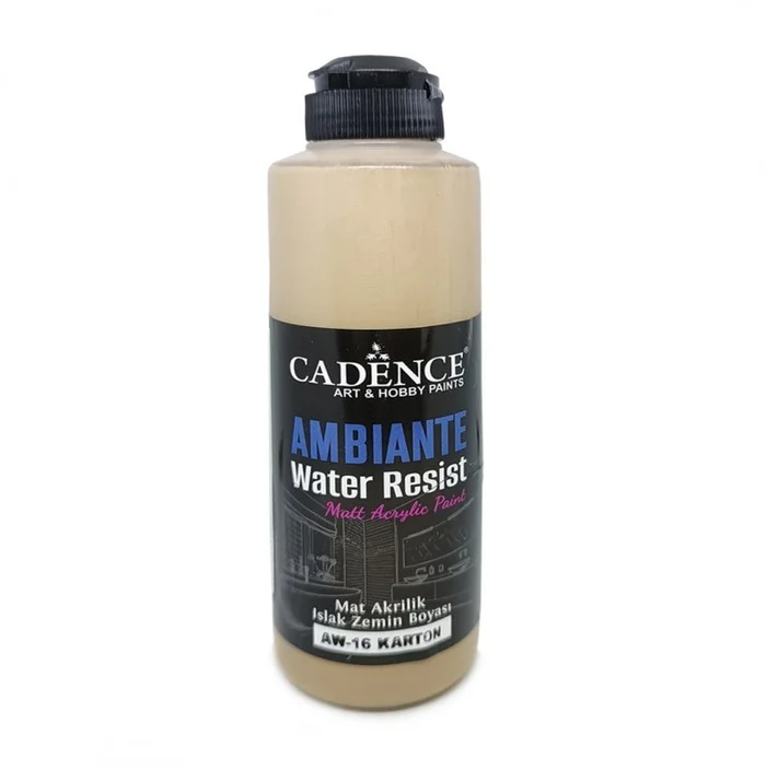 Cadence Cadence Ambiante Waterbestendige Matt Acrylverf 250 ml Cardboard + 10 gr Catalyst