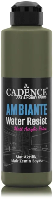 Cadence Cadence Ambiante Waterbestendige Matt Acrylverf 250 ml Walnut + 10 gr Catalyst