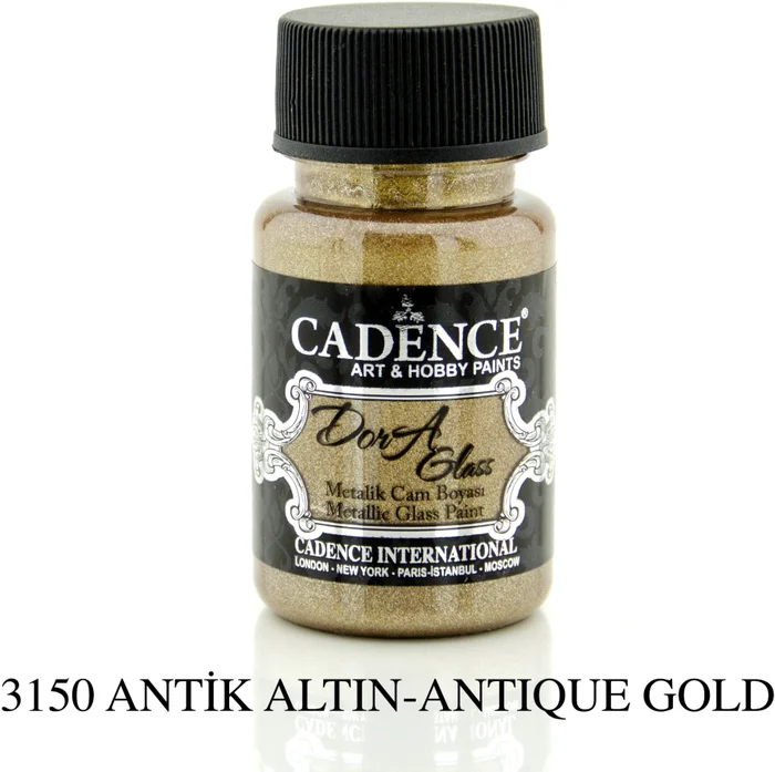 Cadence Cadence Dora Metallic Glas Verf 50 ml Goud