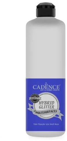 Cadence Cadence Hybrid Glitter Acrylverf HSG-001 White 500ml