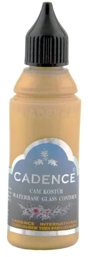 Cadence Cadence Konturenfarbe für Glas und Porzellan, 50 ml, Gold