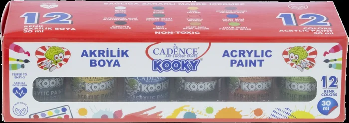 Cadence Cadence Kooky Acrylfarben-Set 12×30 ml