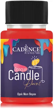 Cadence Cadence Opaque Kaarsenverf Bright Red 50 ml