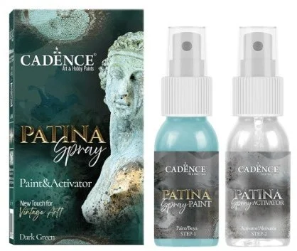 Cadence Cadence Patina Spray Paint Set Dark Green 50ml + 50 ml