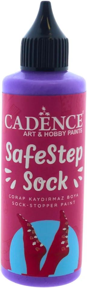 Cadence Cadence SafeStep Sock-Stop Anti-Slip Verf Purple