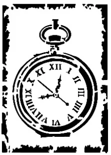 Cadence Cadence Sjabloon AS459 21×29 cm Klok