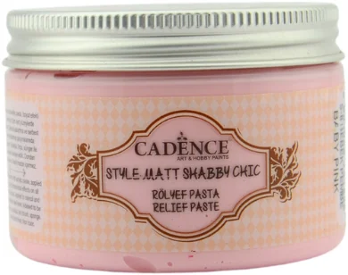 Cadence Cadence Style Mat Shabby Chic Relief Paste 150 ml Baby Pink