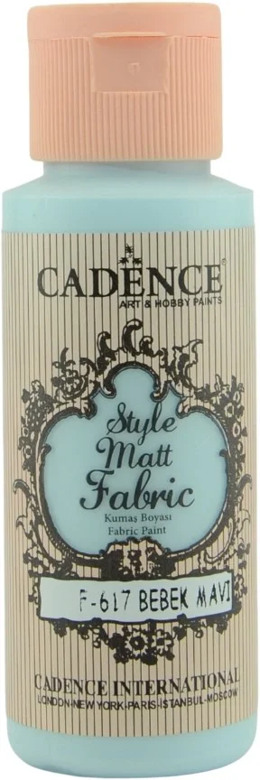 Cadence Cadence Style Mat Textielverf 59 ml Baby Blauw