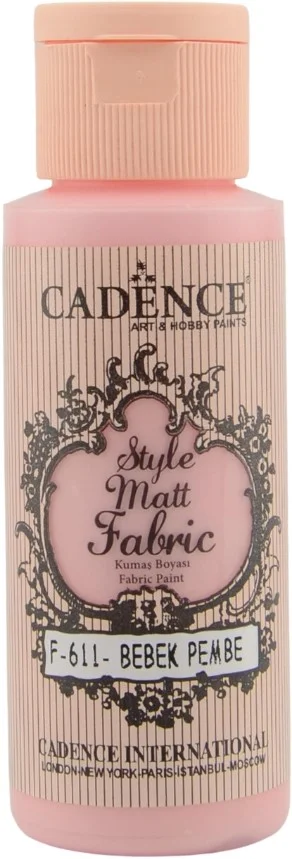 Cadence Cadence Style Mat Textielverf 59 ml Baby Roze