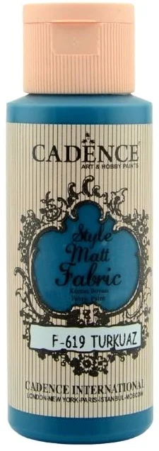 Cadence Cadence Style Mat Textielverf 59 ml Turquoise