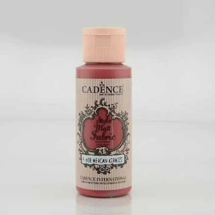 Cadence Cadence Style Mat Textielverf 59ml Coral Red