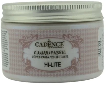 Cadence Cadence Textiel Hi Lite Metallic Relief Paste 150 ml Blau