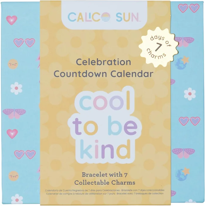 Calico Sun Countdown-Feier-Kalender Cool, freundlich zu sein