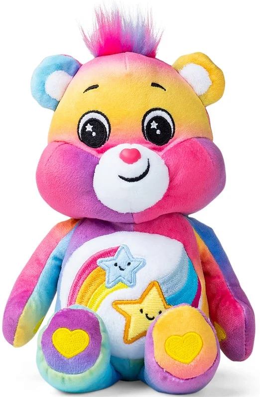 CARE BEARS 22CM BEAN PLUSH – DARE TO CARE