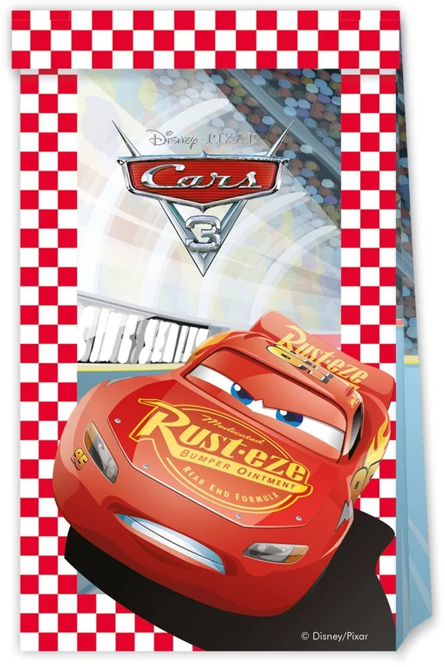 Cars Uitdeelzakjes, 4st.