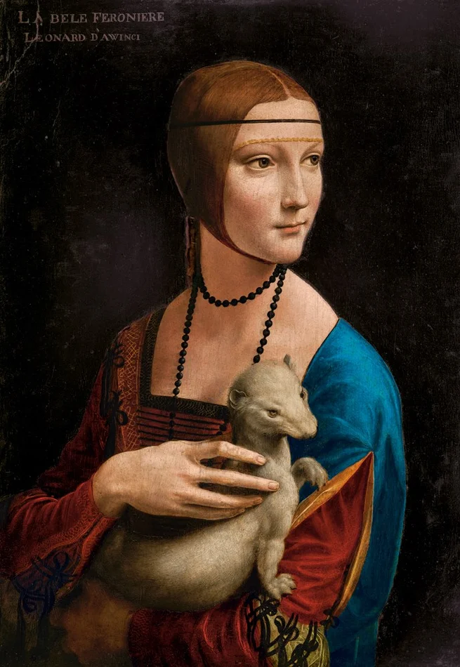 Castorland Art Collection – Lady with the Ermine, Leonardo da Vinci – 1000 Teile
