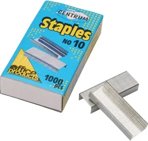 Center 10X 1000 Heftklammern verzinkt Nr. 10 Center