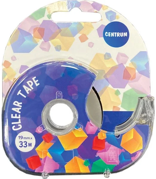 Centrum Cleartape 19mm*33m im Halter 80148