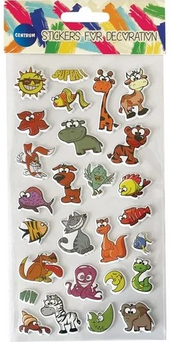 Centrum Puffy 3D Dekoaufkleber 3 sort. 89738