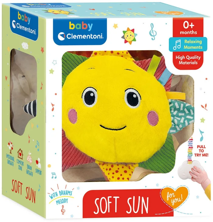 Clementoni Baby – Zacht Muziekdoosje Zon