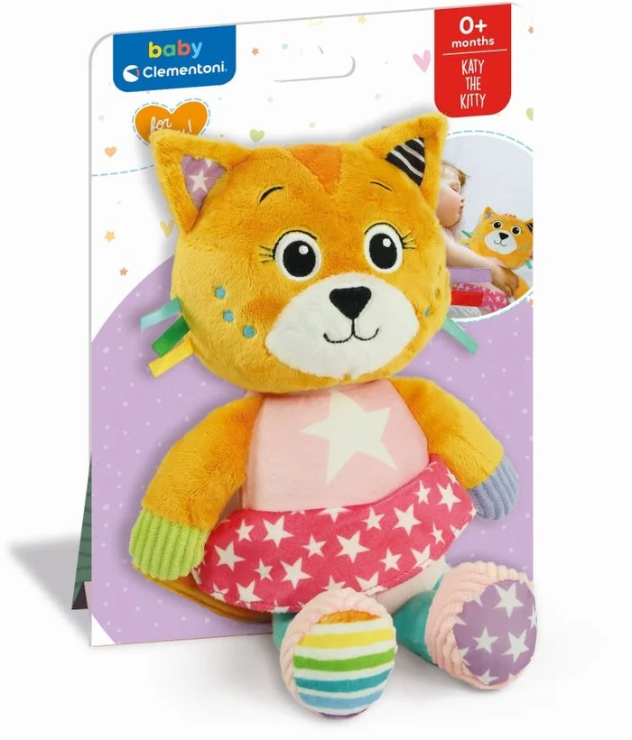 Clementoni Baby Mijn Eerste Dierenknuffel – Kat