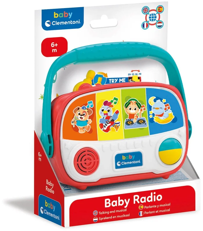 Clementoni Baby Sprekende en Muzikale Radio