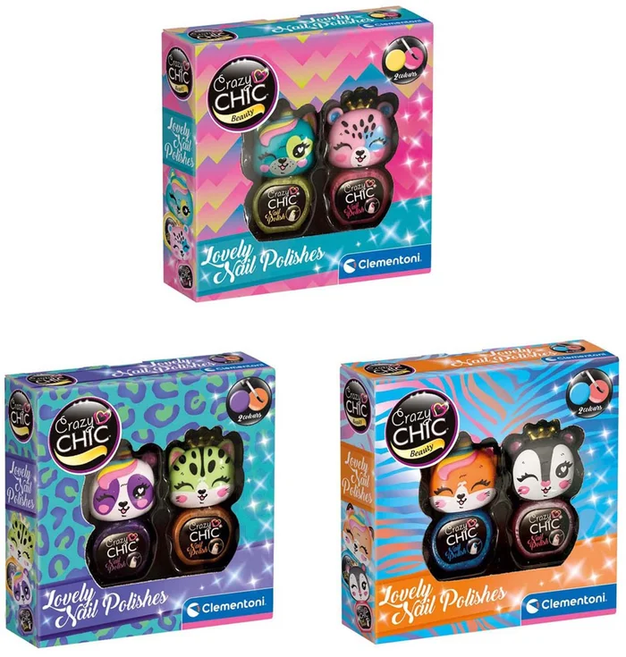 Clementoni Crazy Chic – Nagellak Dieren, 2st.