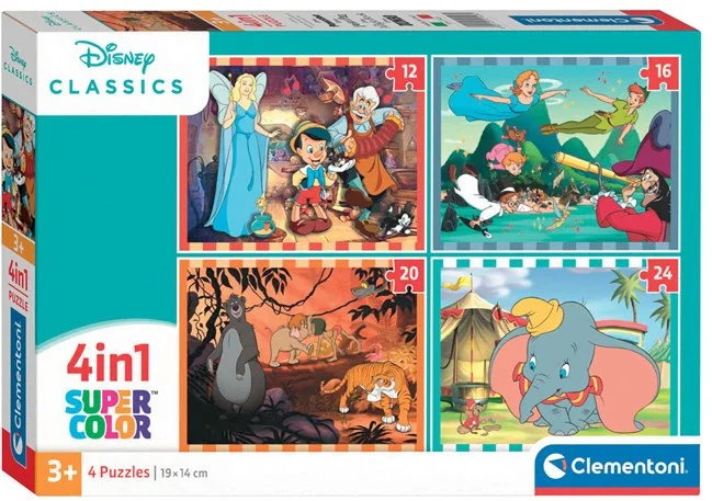 Clementoni Legpuzzel 4in1 Disney Animals