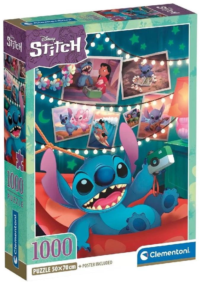 Clementoni Legpuzzel Disney Stitch, 1000st.