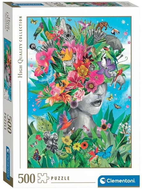 Clementoni Legpuzzel Head in The Jungle, 500st.