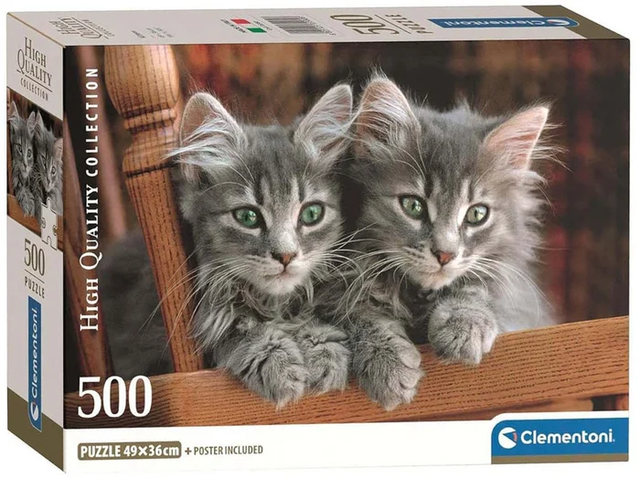 Clementoni Legpuzzel Kittens, 500st.