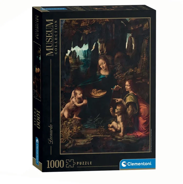 Clementoni Legpuzzel Kunstwerken Madonna in de Grot, 1000st.