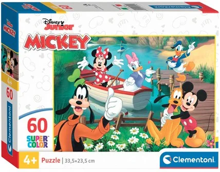 Clementoni Legpuzzel Super Color Disney Mickey Mouse, 60st.