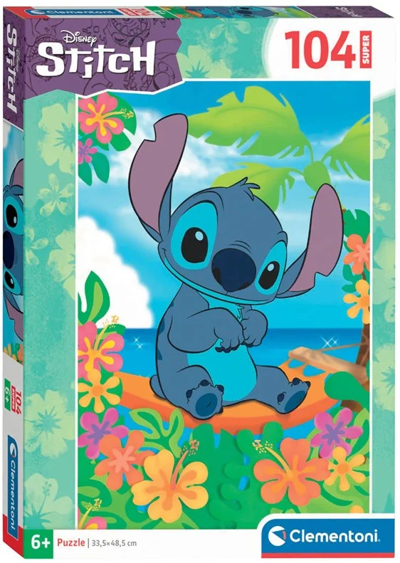 Clementoni Legpuzzel Super Color Disney Stitch II, 104st.