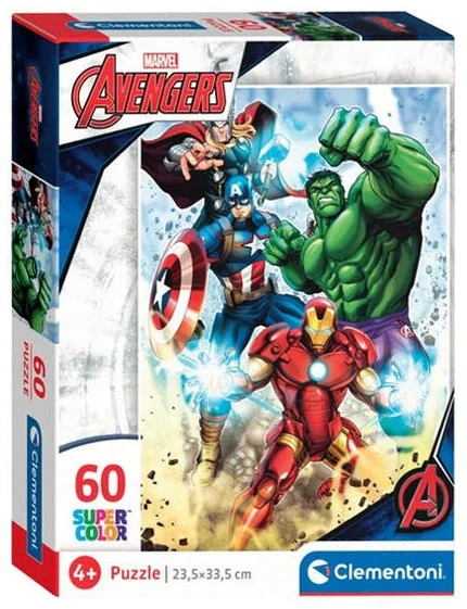 Clementoni Legpuzzel Super Color Marvel Avengers, 60st.