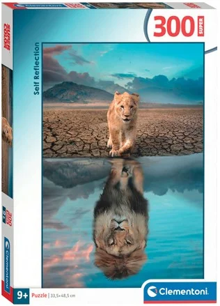 Clementoni Legpuzzel Super Color Self Reflection, 300st.