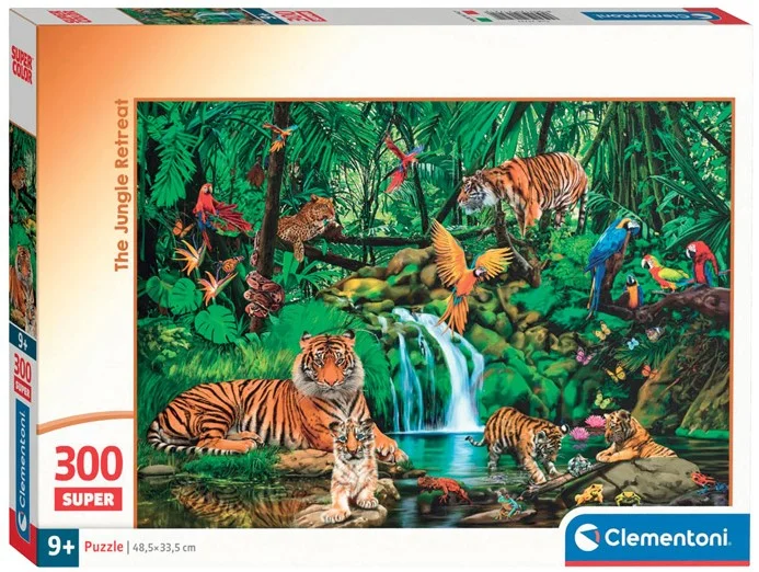 Clementoni Legpuzzel Super Color The Jungle Retreat, 300st.
