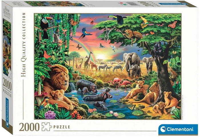 Clementoni Legpuzzel The African Gathering, 2000st.