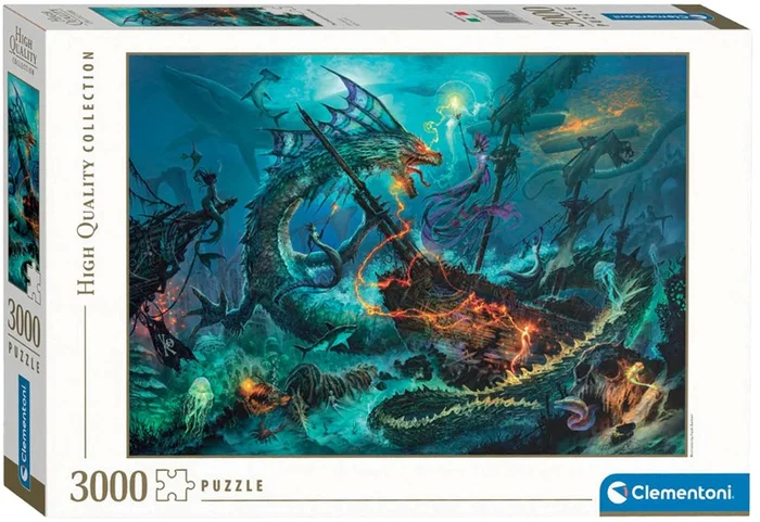 Clementoni Legpuzzel The Underwater Battle, 3000st.