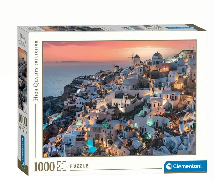 Clementoni Legpuzzel Tinten van Santorini, 1000st.