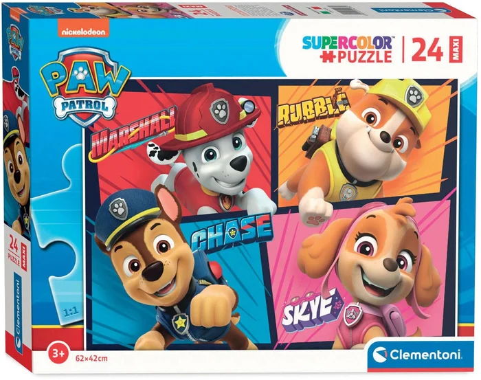 Clementoni Maxi Legpuzzel Paw Patrol, 24st.