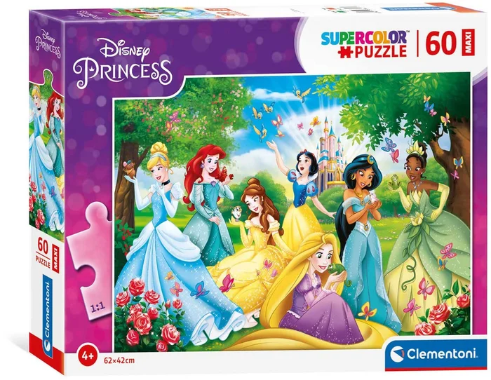 Clementoni Maxi Puzzel Disney Prinses, 60st.
