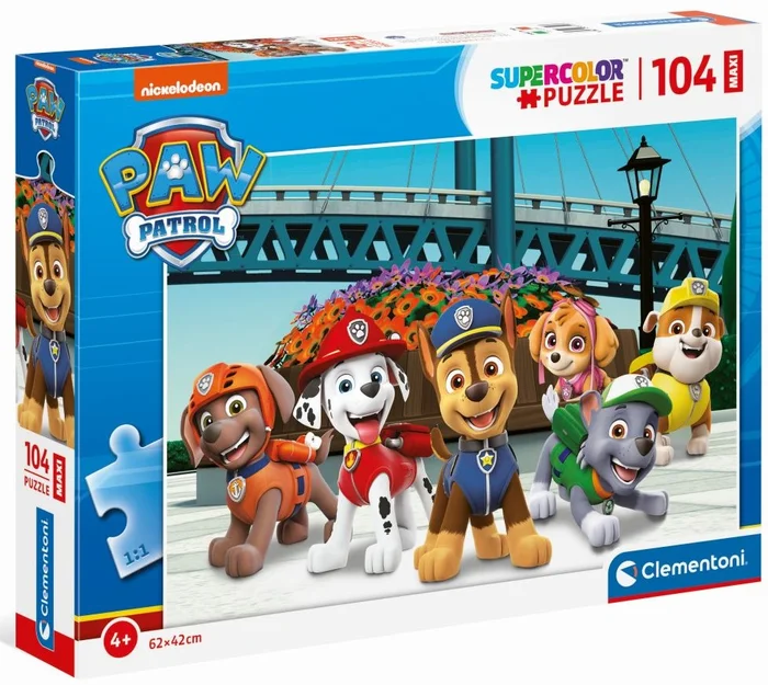 Clementoni Maxi Puzzel PAW Patrol, 104st.