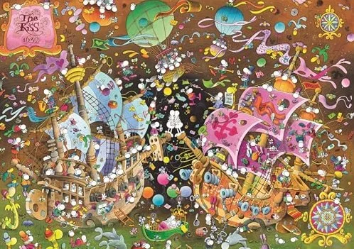 Clementoni Mordillo Puzzle – The Kiss – 6000 Teile