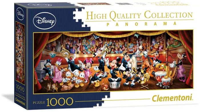 Clementoni Panorama Puzzel Disney Orkest, 1000st.